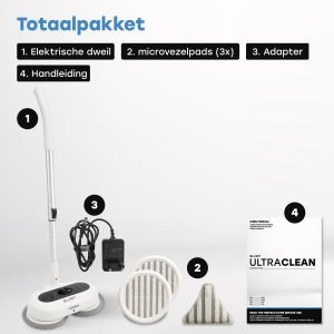 Ölven Elektrische Dweil Draadloos vloerreiniger voor pvc
