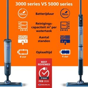 Philips OneUp 5000 Series vloerreiniger voor pvc