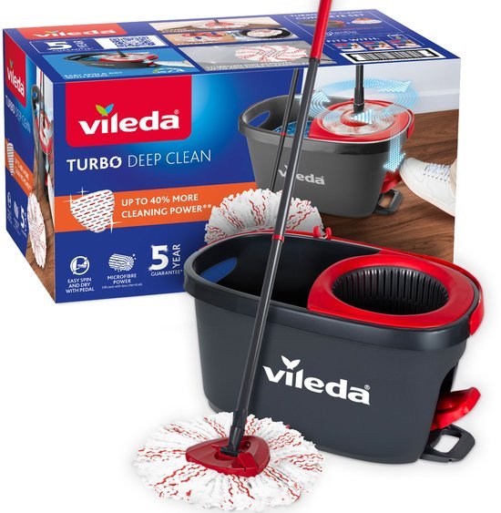 Vileda Turbo Deep Clean dweil