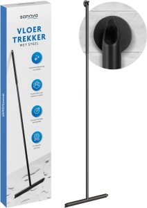 Sanova Luxe Vloertrekker met Steel douchewisser
