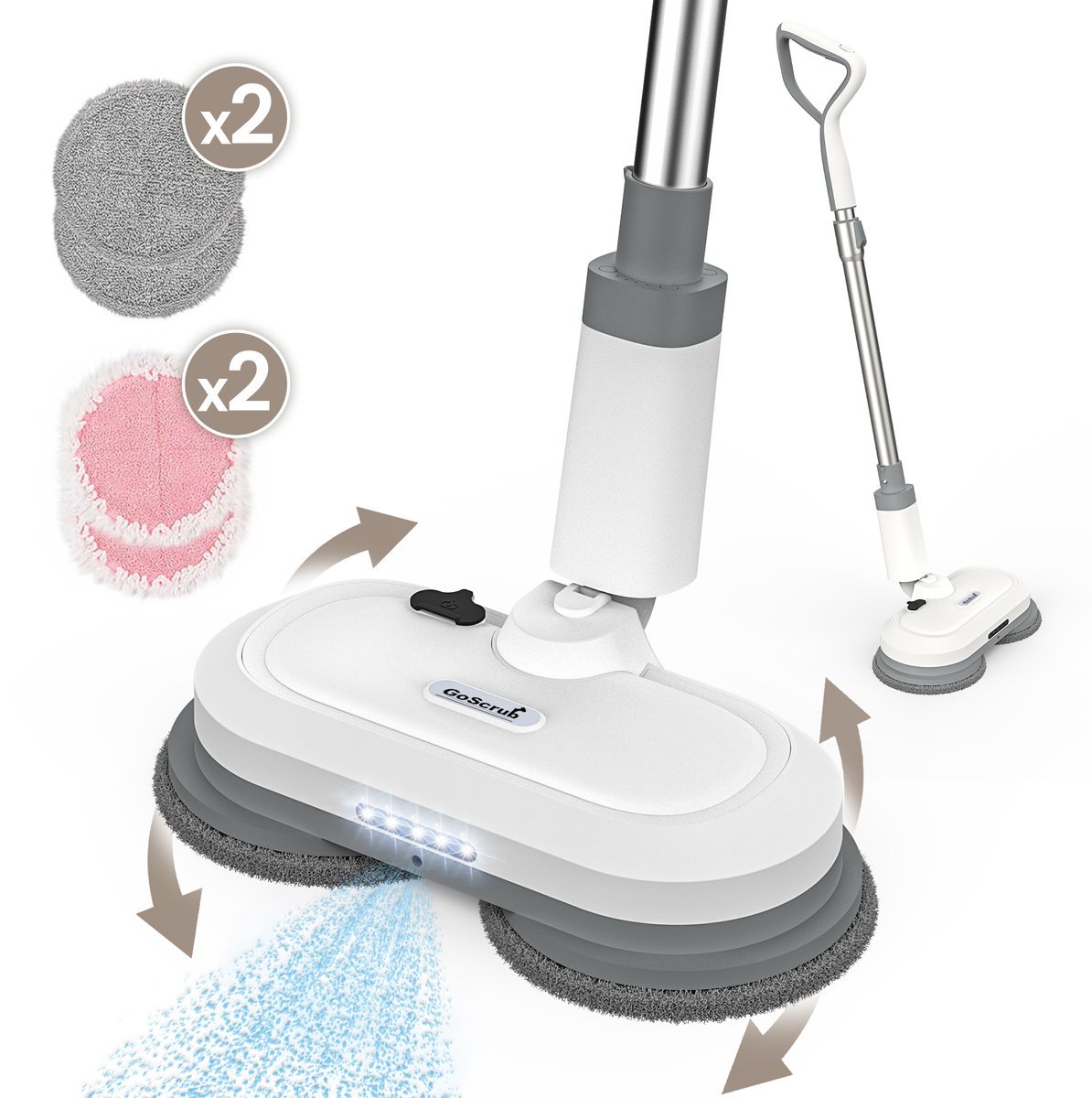 GoScrub Vloerreiniger elektrische-dweil