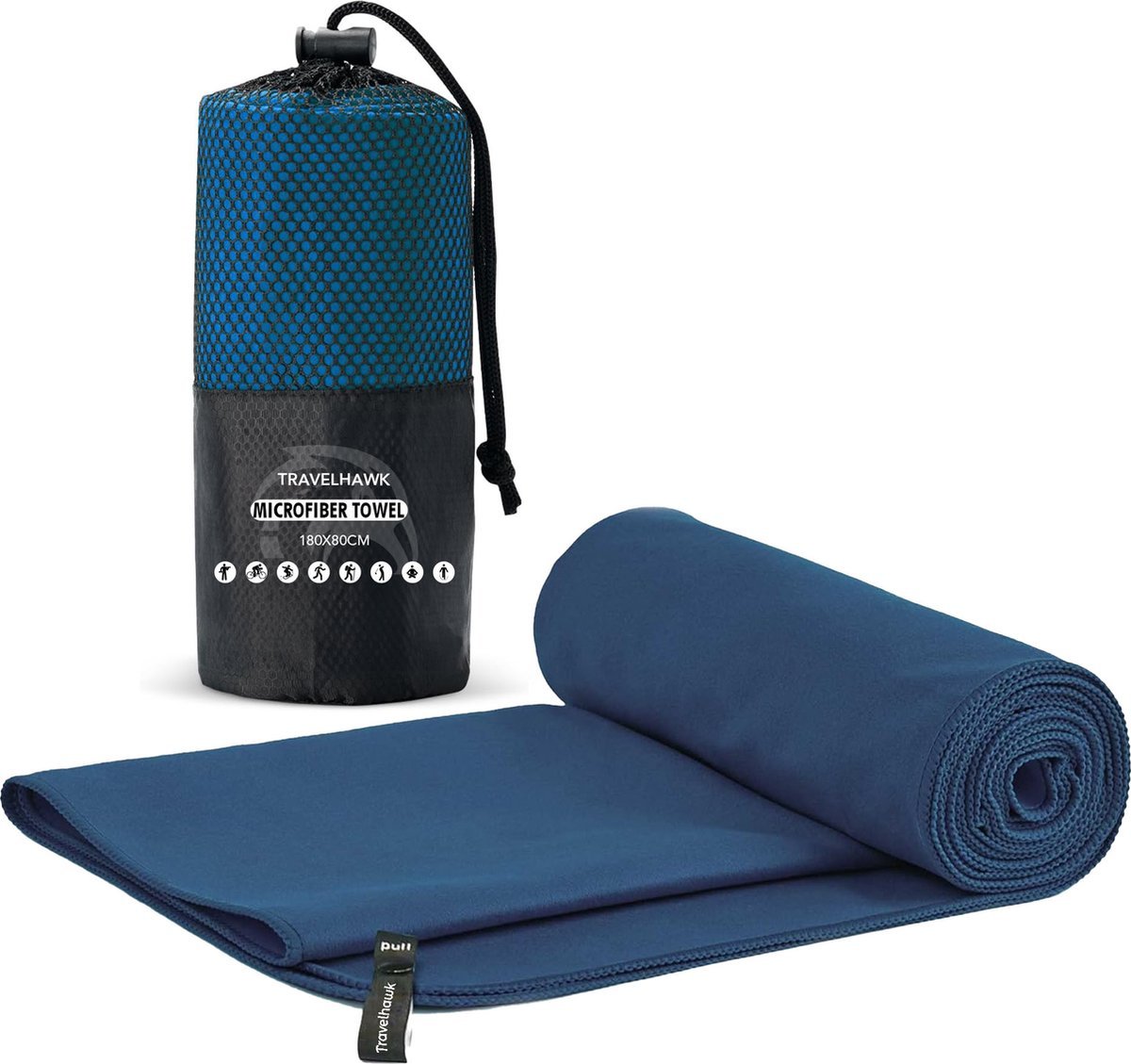 TravelHawk Microvezel Reishanddoek handdoeken