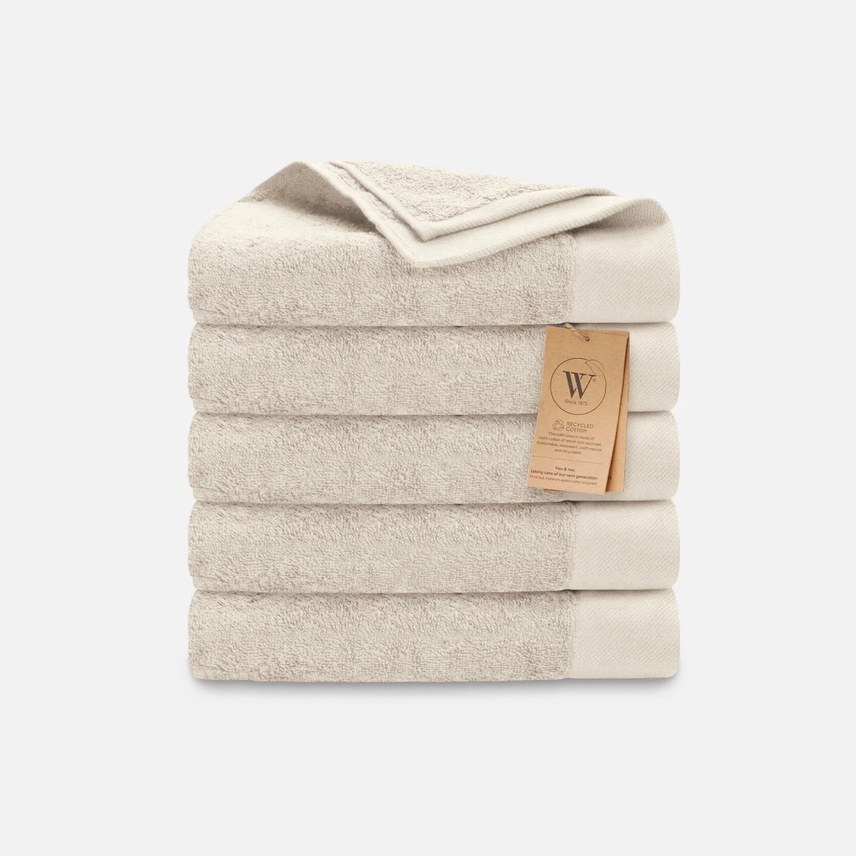 Walra Remade 550 g/m&sup2; (set van 5) handdoeken