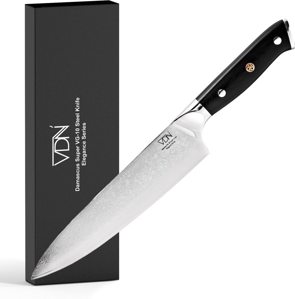 VDN Elegance Damast 21cm koksmes