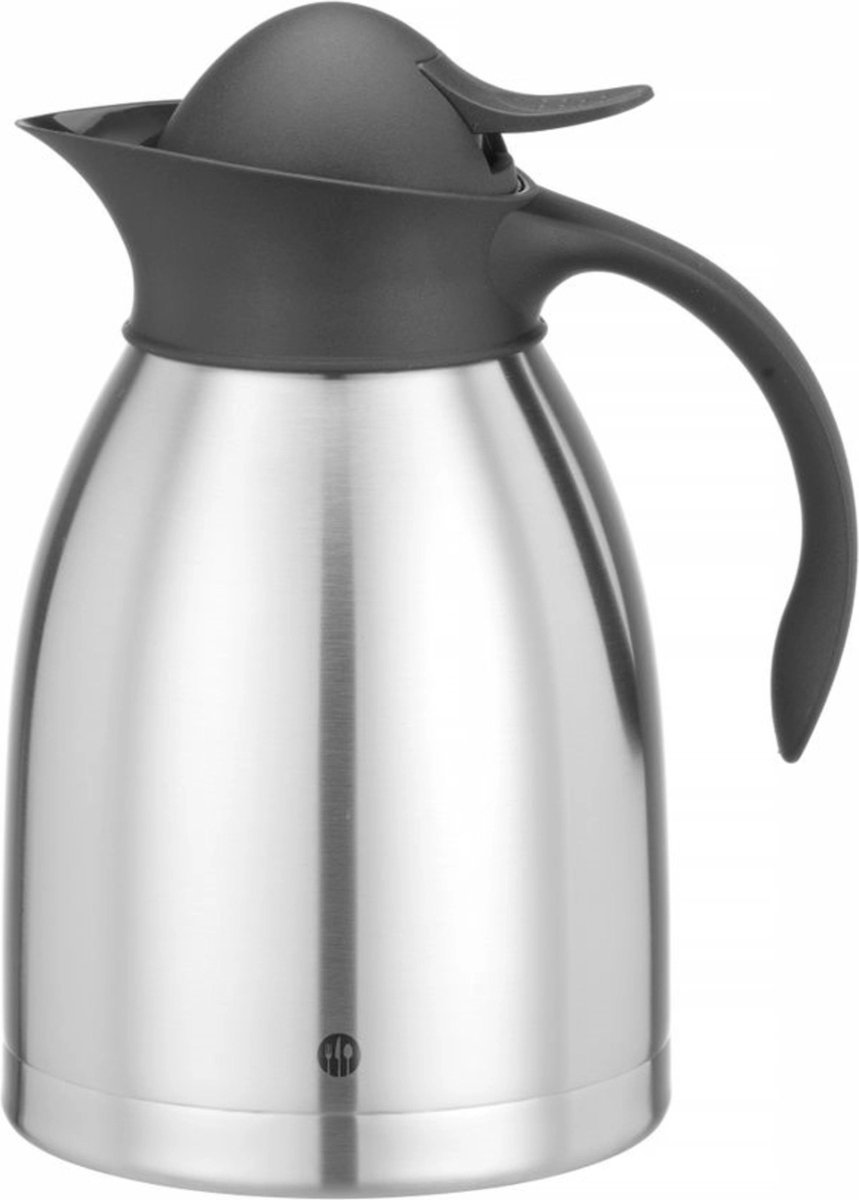 HENDI 1,5L met Drukknop thermoskan