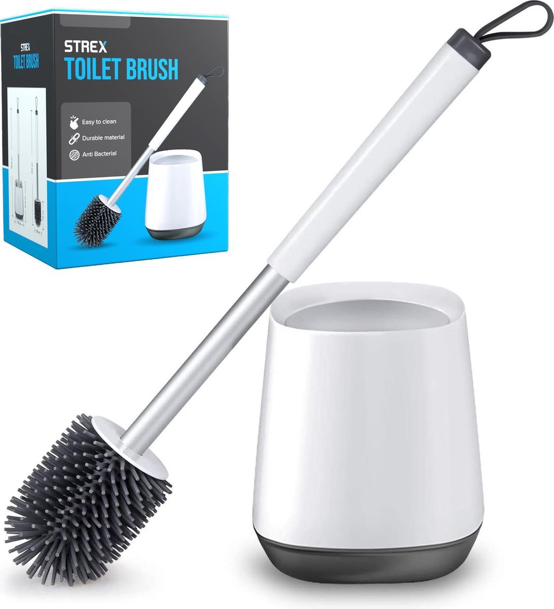Strex Siliconen Toiletborstel
