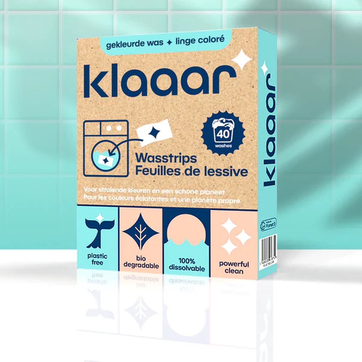 Klaaar Wasstrips Gekleurde Was