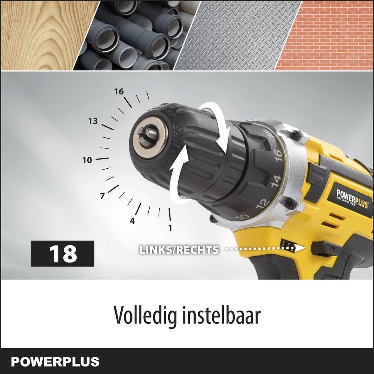 Powerplus Accuboormachine
