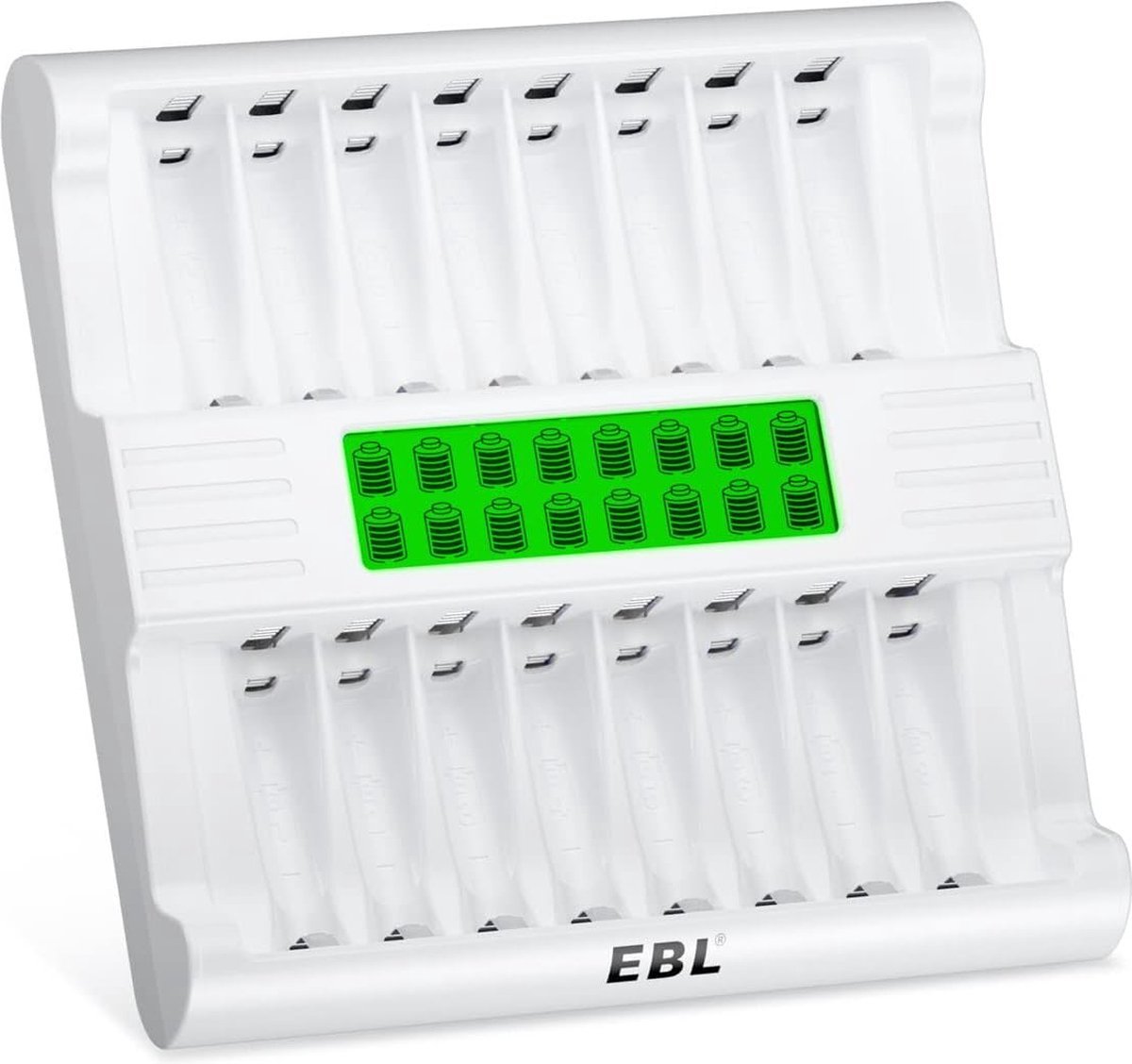 EBL 16 Slots Batterijlader
