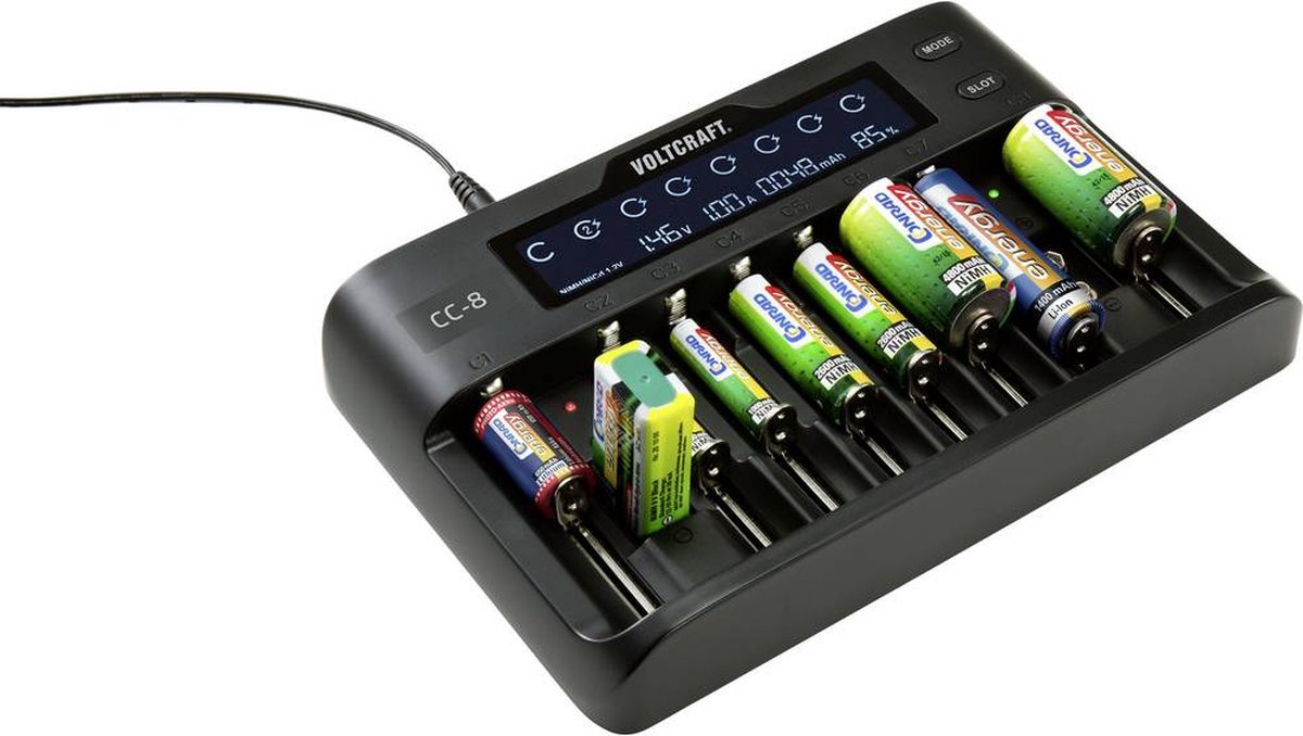 Voltcraft CC-8 Batterijlader