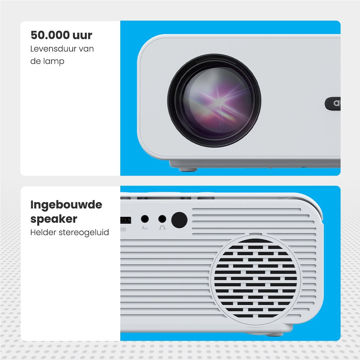 Auronic Beamer 1080p beamer-voor-thuis