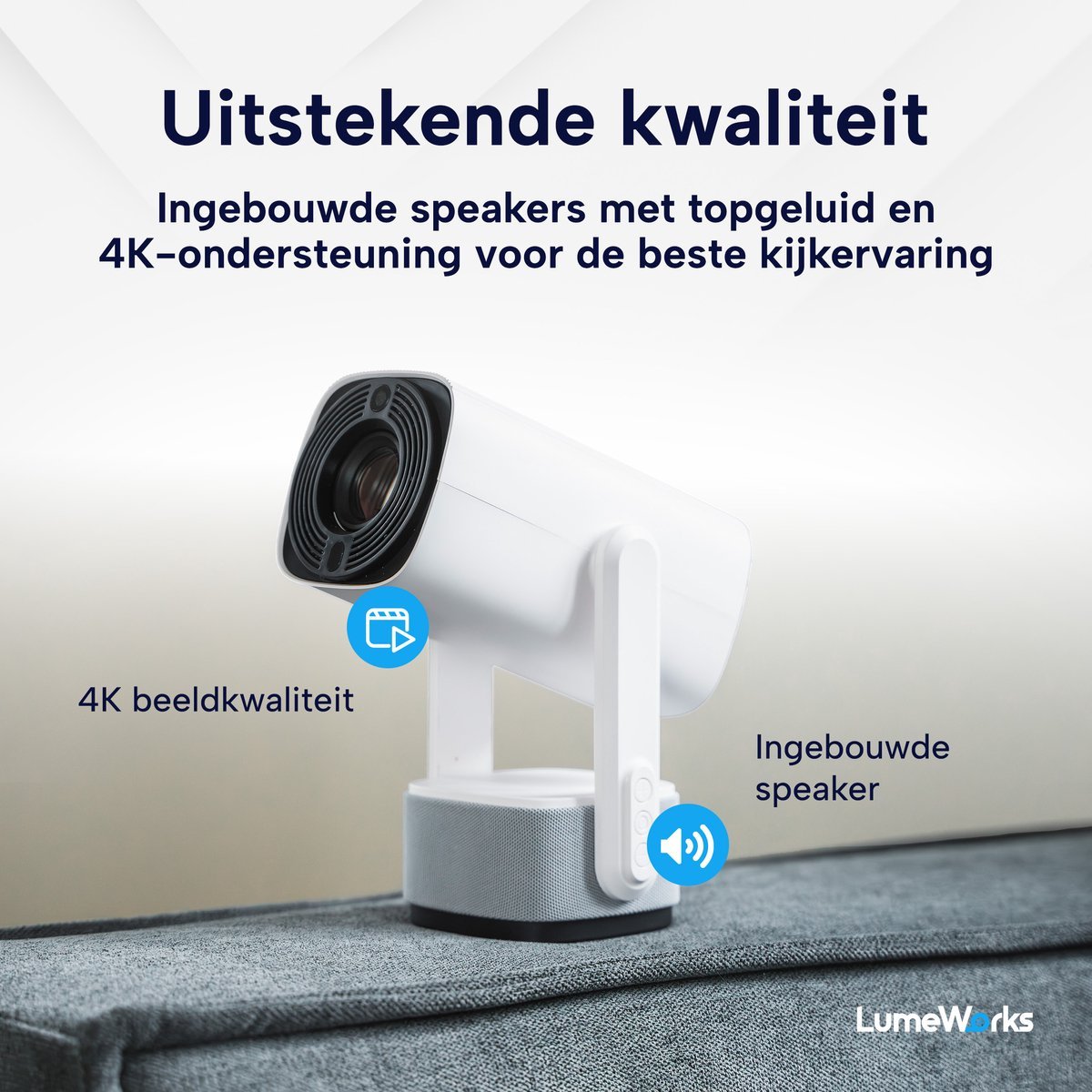 LumeWorks Nova Mini Beamer beamer-voor-thuis