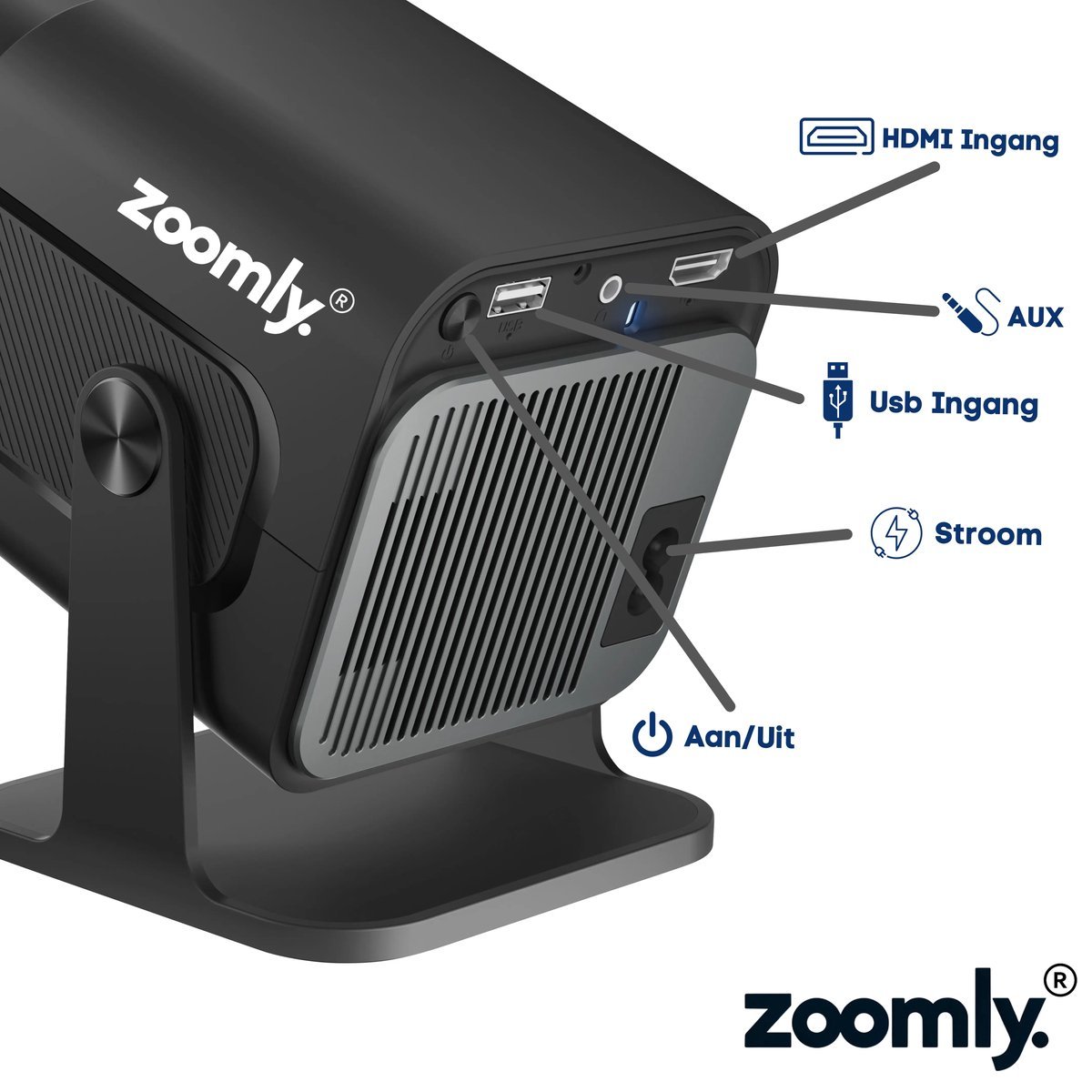 Zoomly Pro Beamer beamer-voor-thuis
