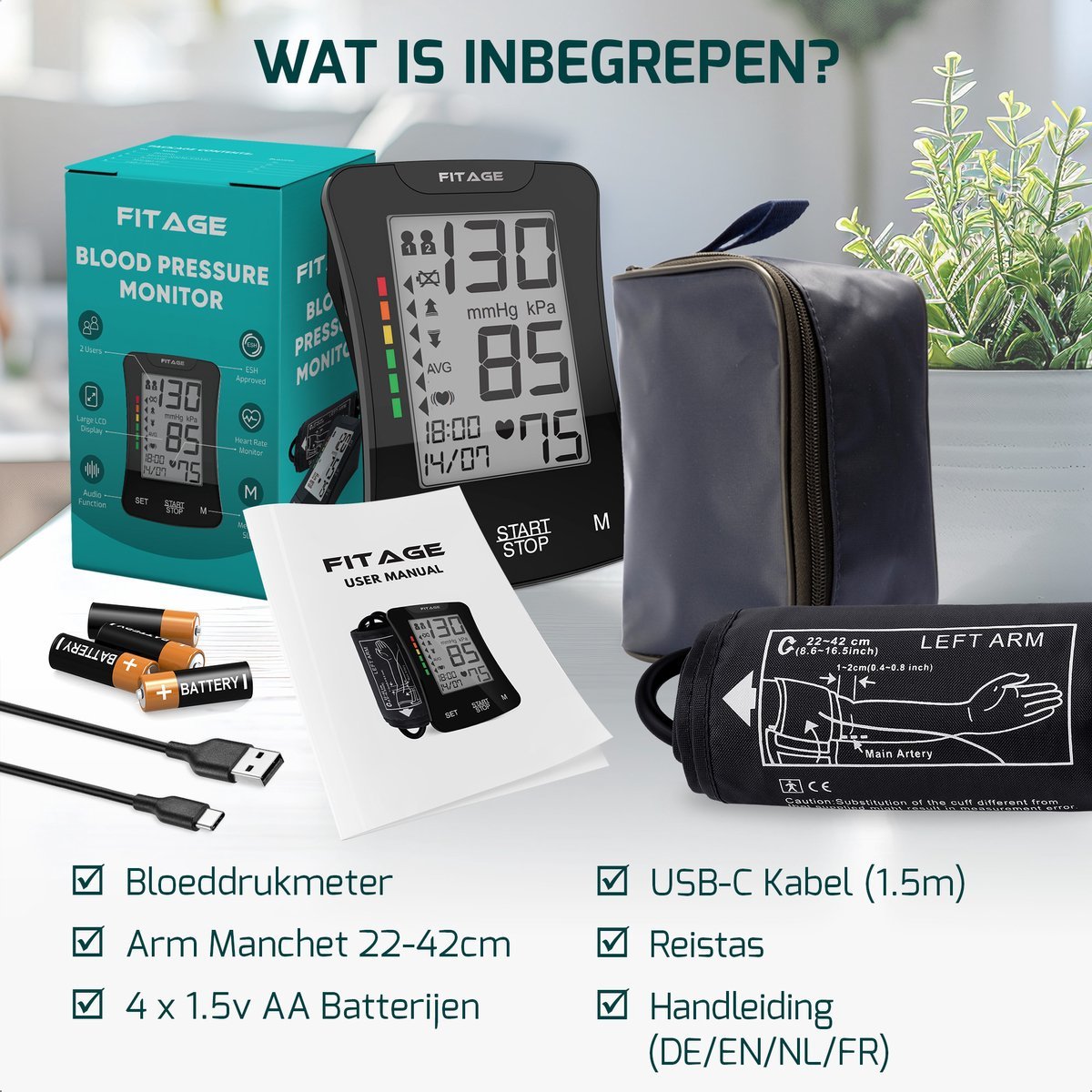 Fitage Bloeddrukmeter