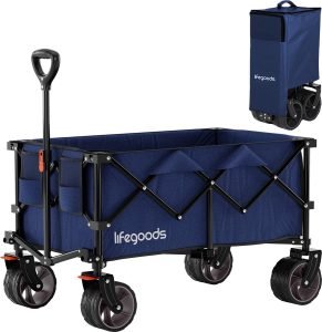 LifeGoods Foldable Wagon XL 200L bolderkar