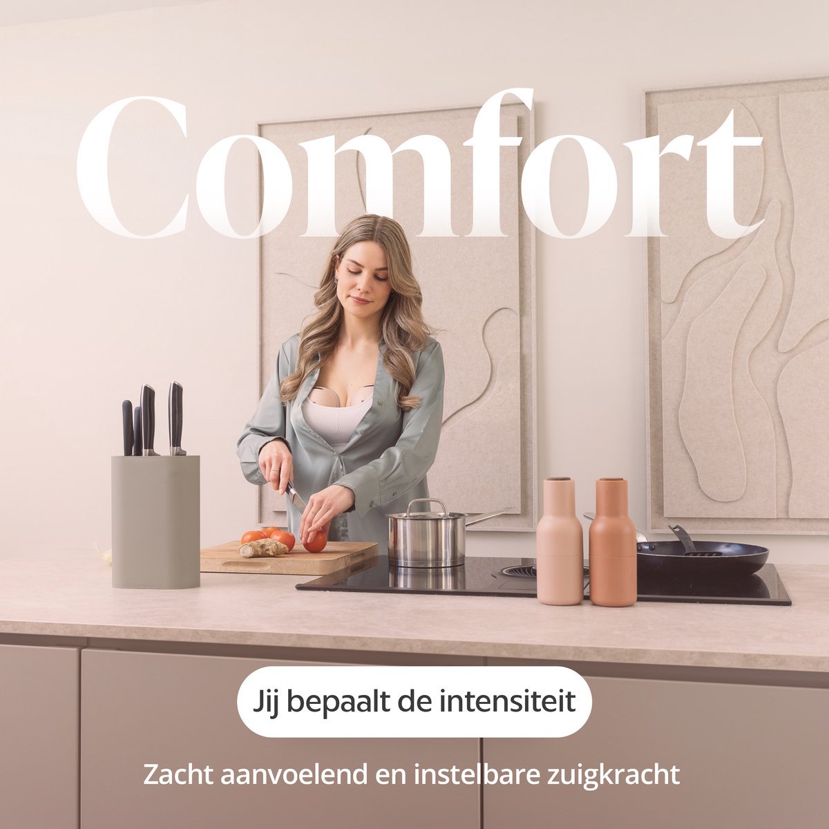 Evite Draadloze Slim Handsfree Dubbele Borstkolf