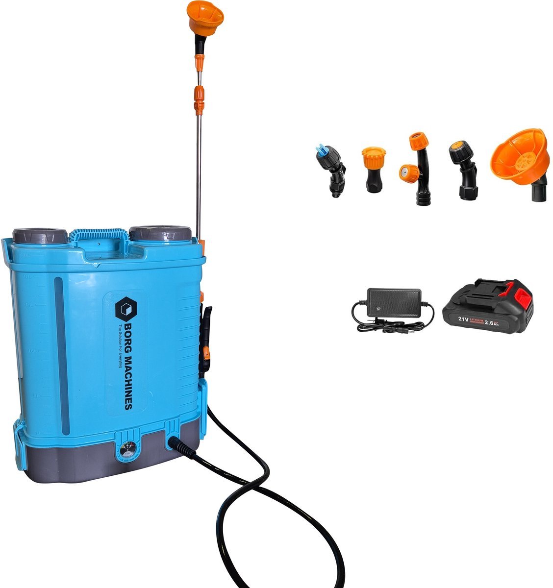 Borg Accu Rugspuit 20L drukspuit