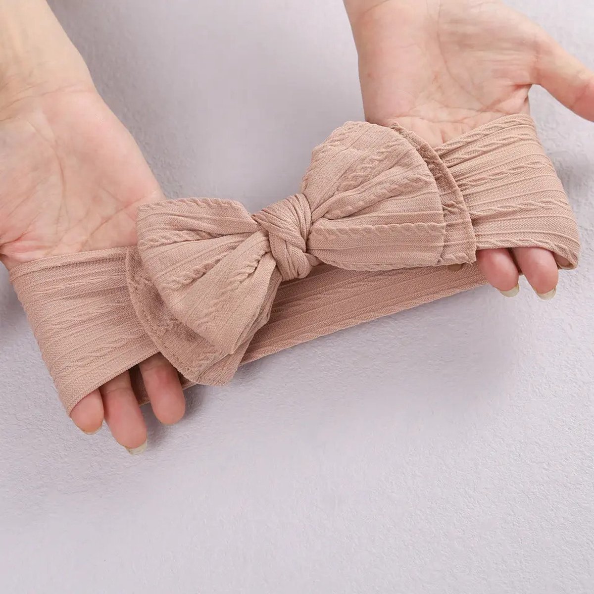 Baby Haarbandjes met Strik (4 stuks)
