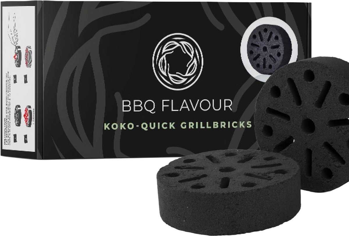 BBQ Flavour Quick Koko Kokosbriketten houtskool