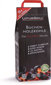 LotusGrill Beuken 2,5KG houtskool