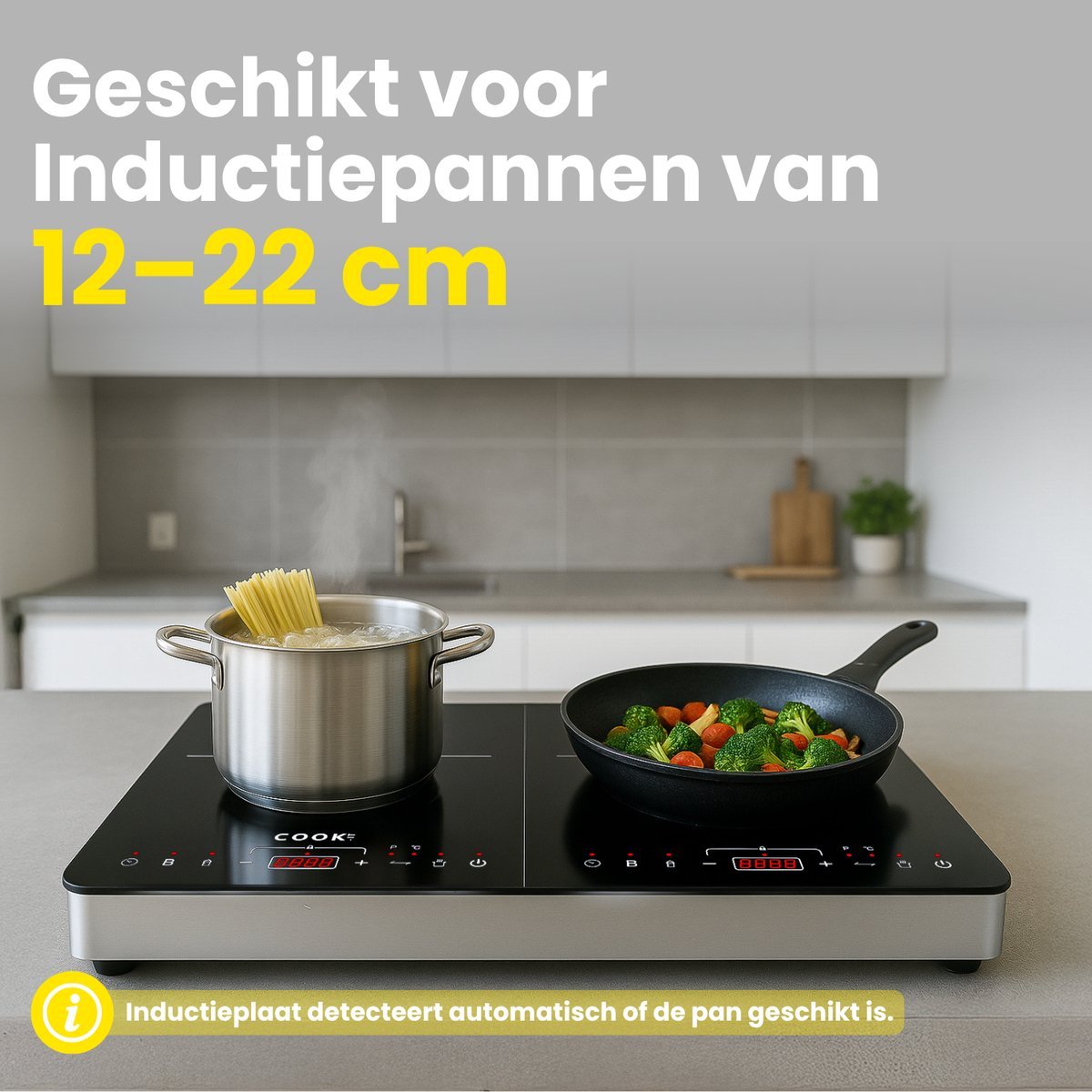 COOK-IT Inductie Kookplaat inductie-kookplaat
