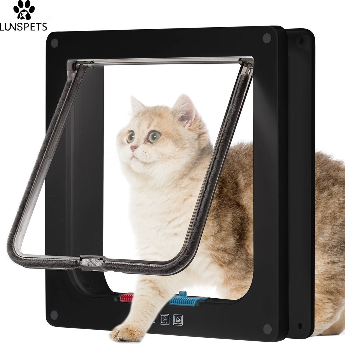 Lunspets Kattenluik met Tunnel