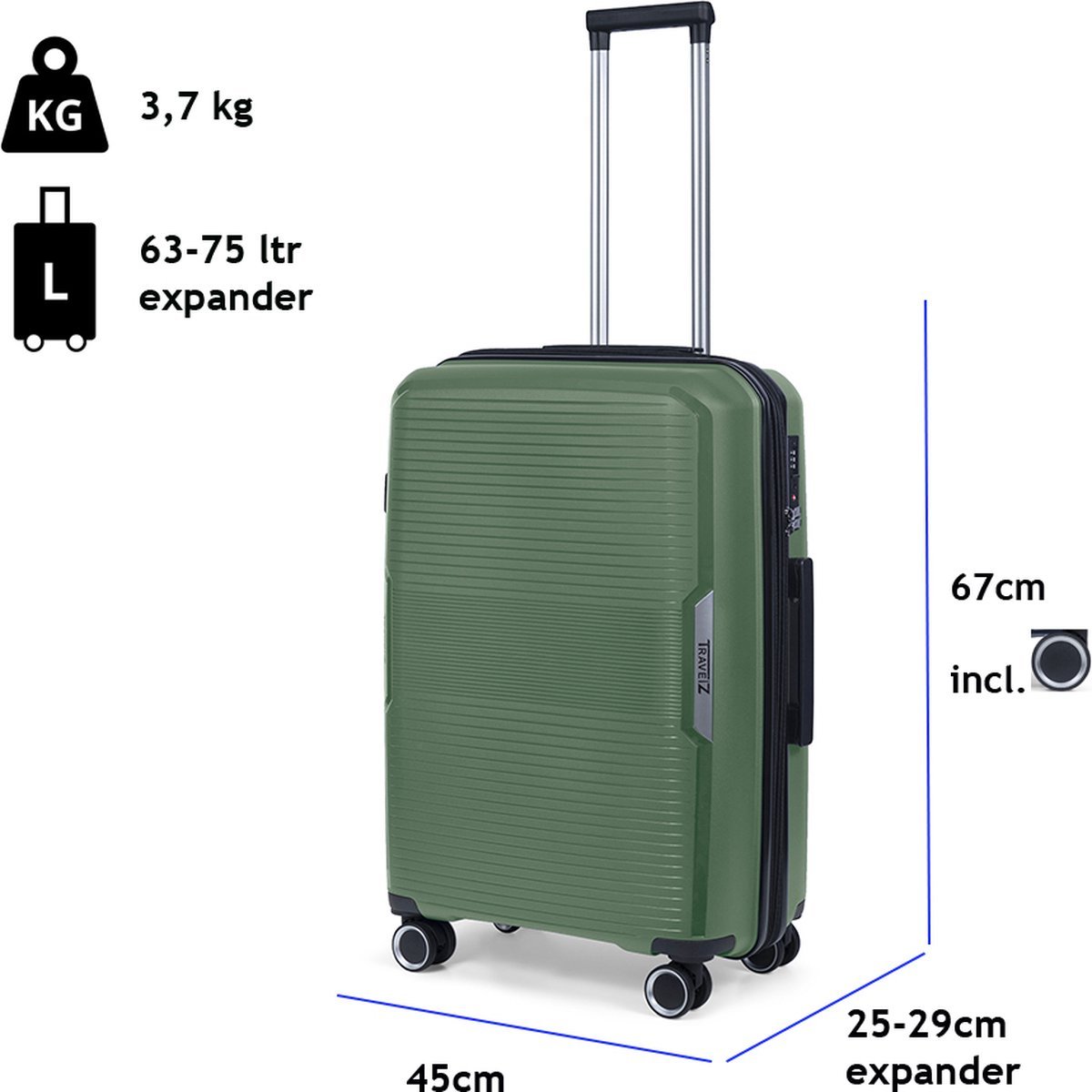 TravelZ Swinger 3-delig kofferset