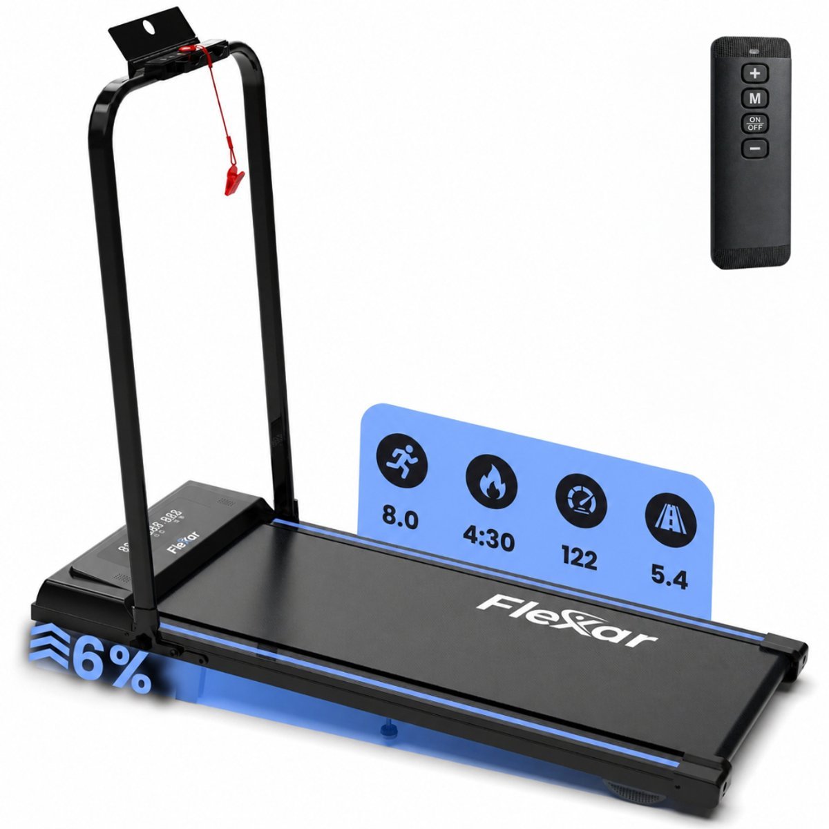 Flexar X2 Loopband Inklapbaar 1-12 km/u loopband-thuis