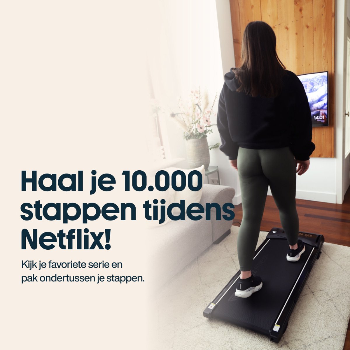 Rockerz Wandelband Onder Bureau 1-6 km/u loopband-thuis