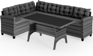 Casaria Lissabon 6-persoons loungeset