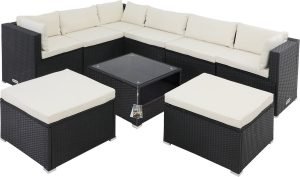 Casaria Polyrattan XXL loungeset