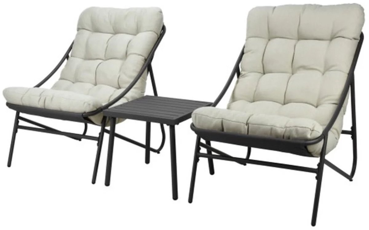ProGarden Balkonset 3-delig loungeset