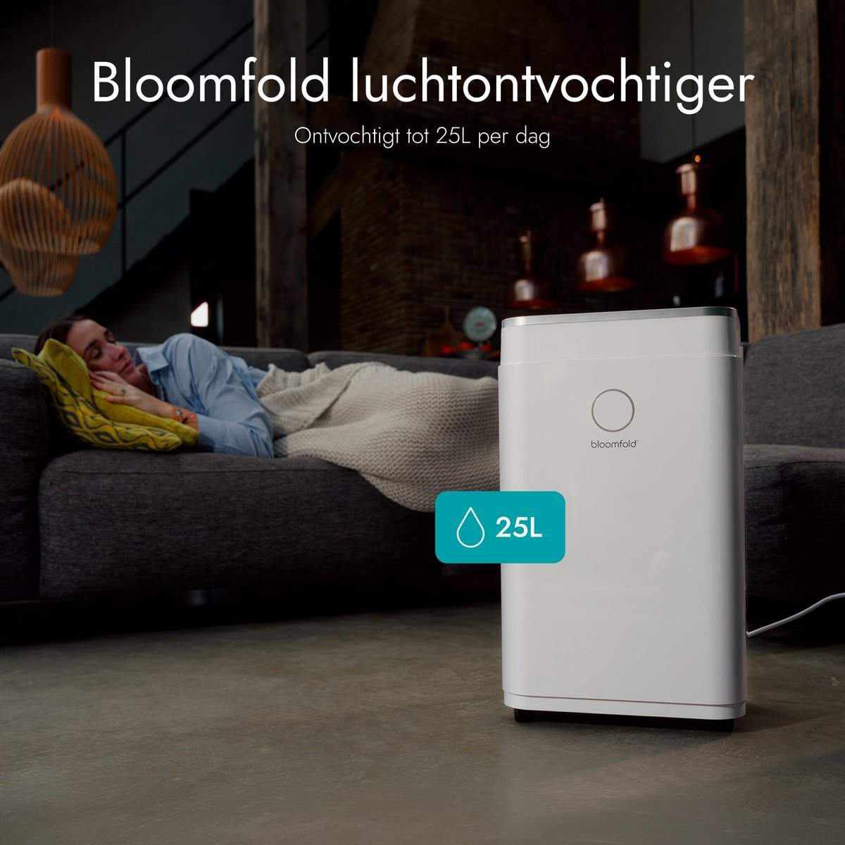Bloomfold Luchtontvochtiger 25L BF006