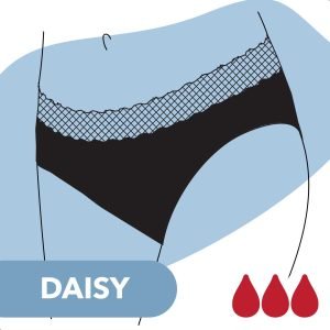 Bamboozy Mid Heup 4-laags menstruatie-ondergoed