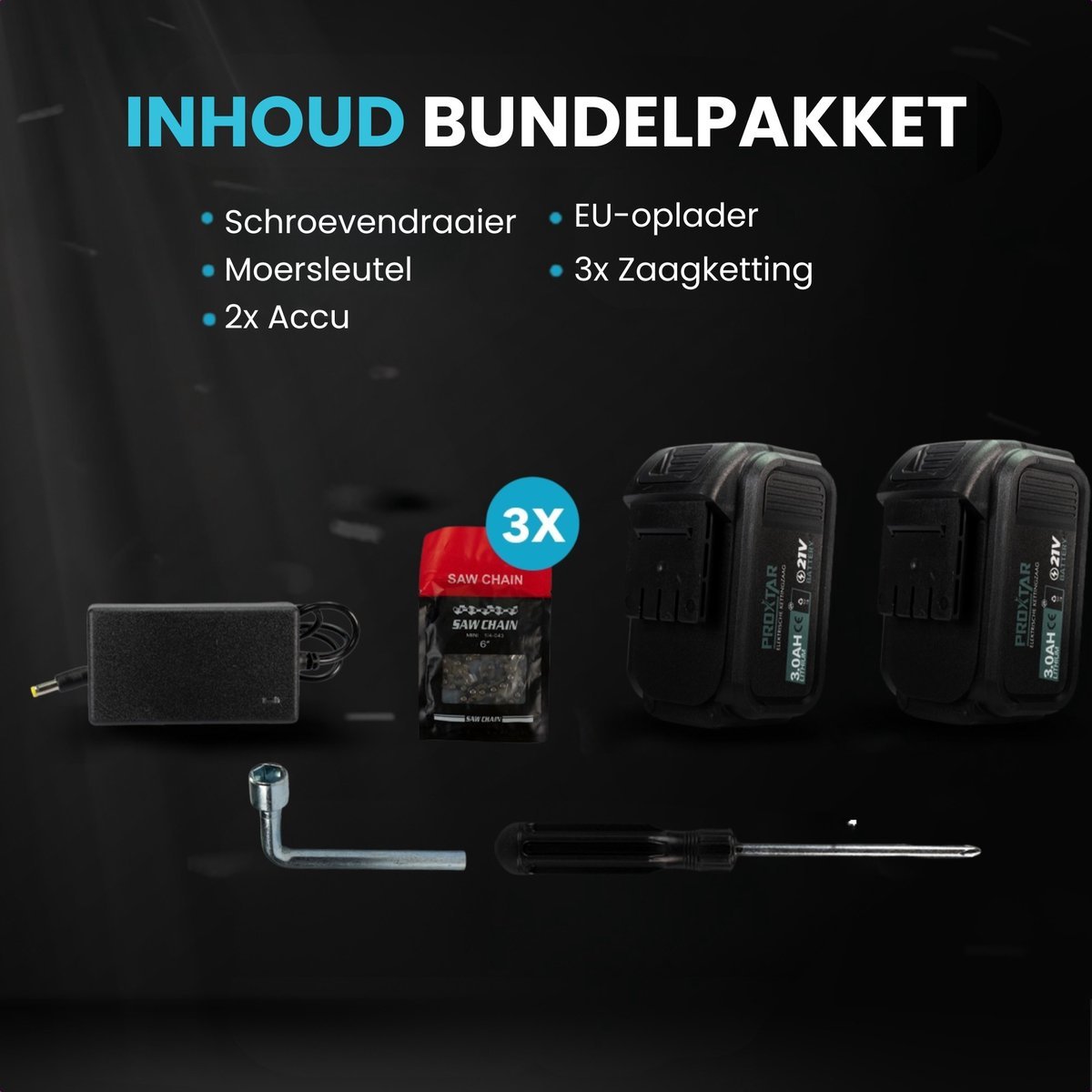 ProXtar Mini Kettingzaag mini-kettingzaag