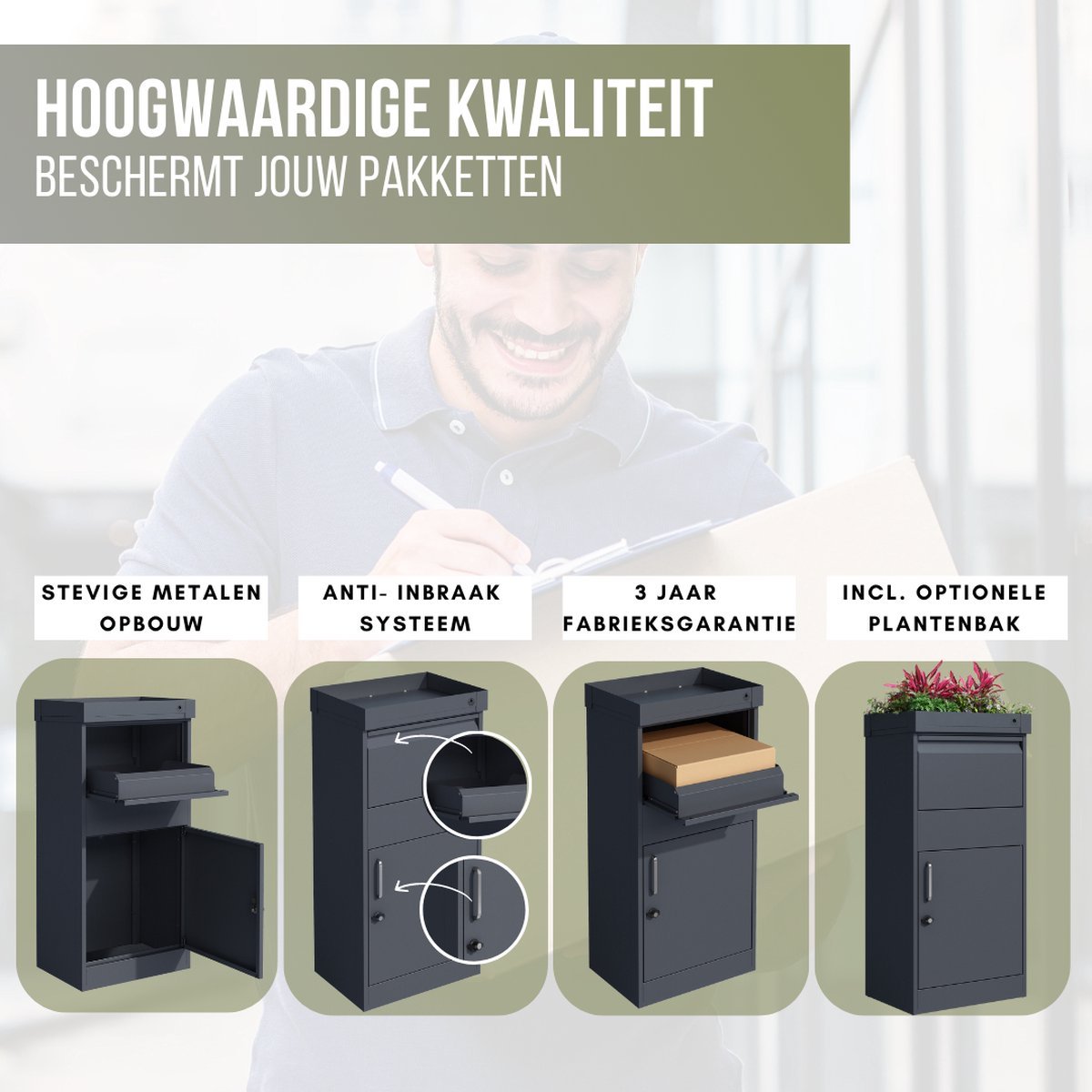 4gardenz Staande Pakketbrievenbus