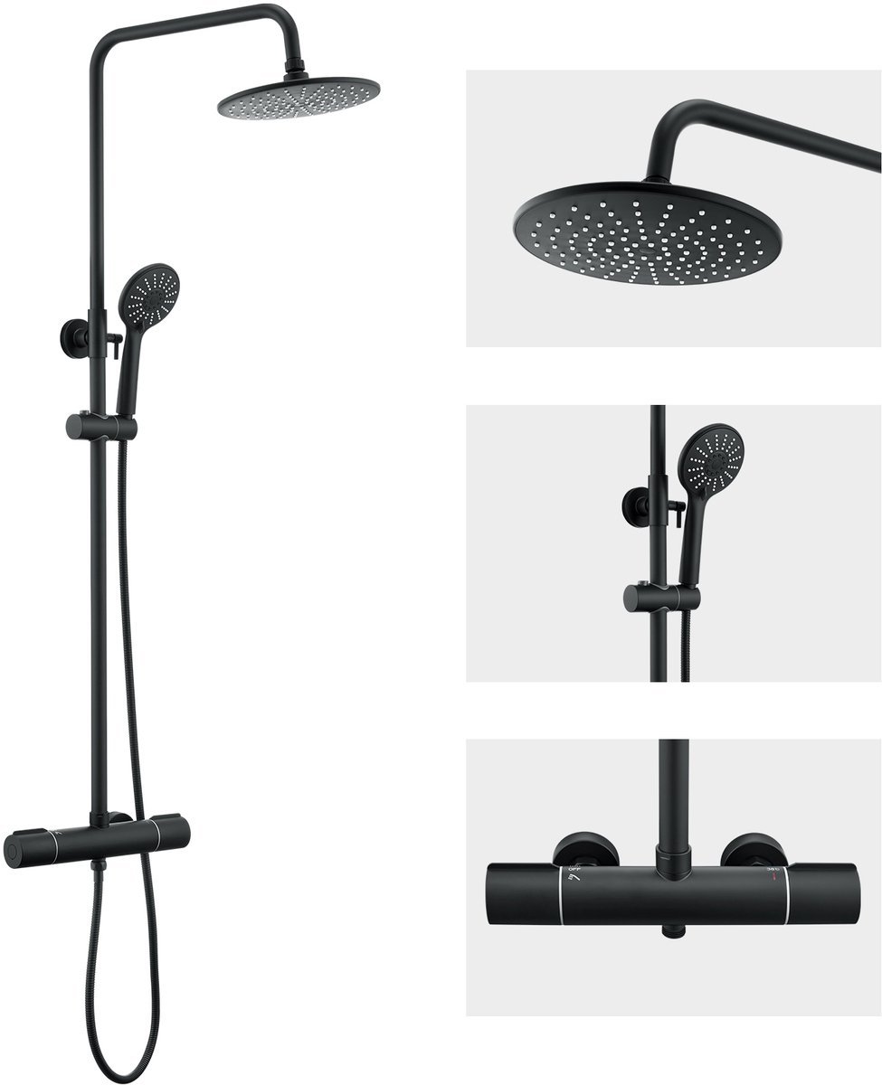 Auralum Ronde Regendoucheset