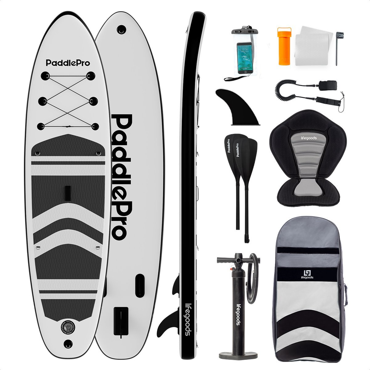 LifeGoods SUP Board met Zitje 320 cm sup-board