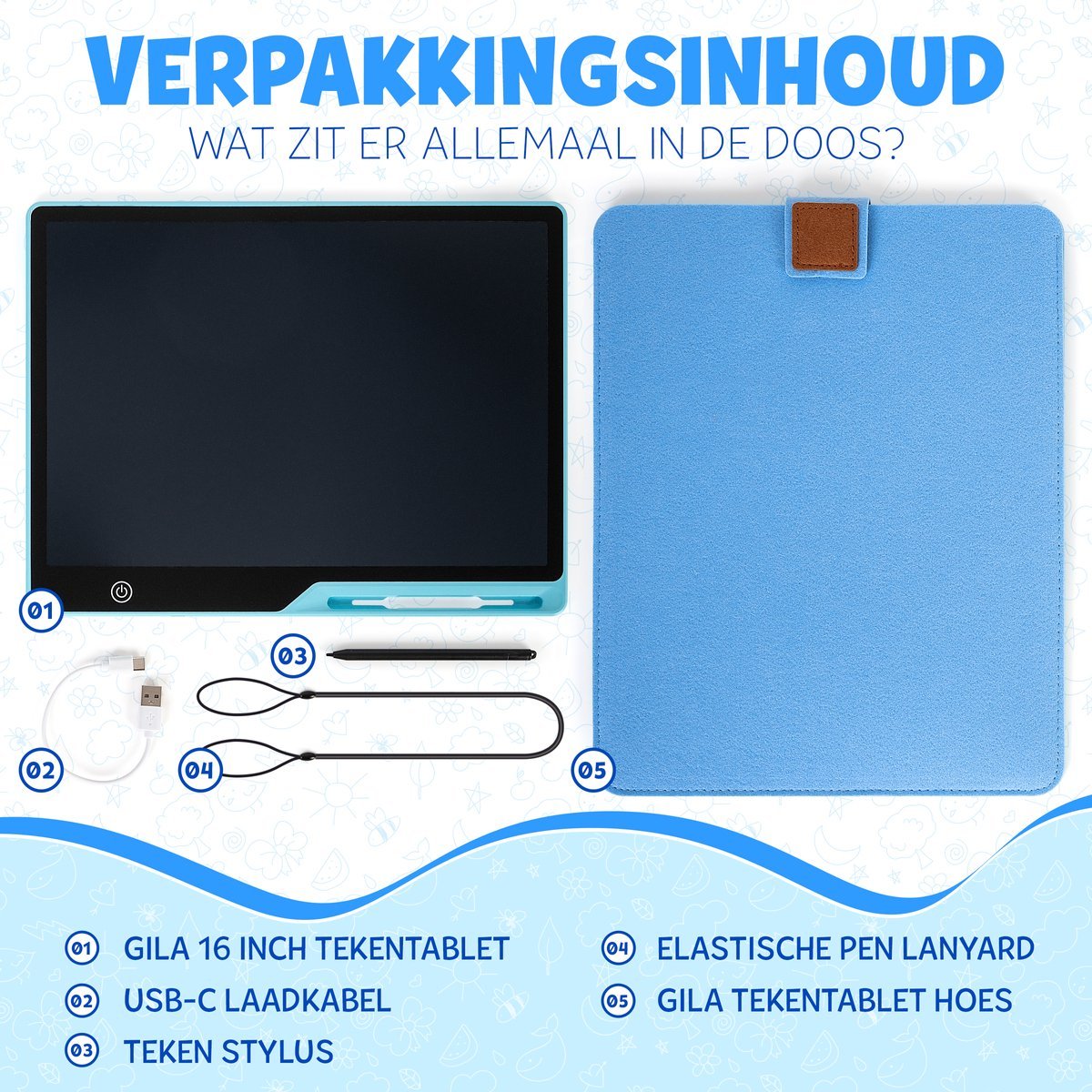 GILA Tekentablet met Scherm