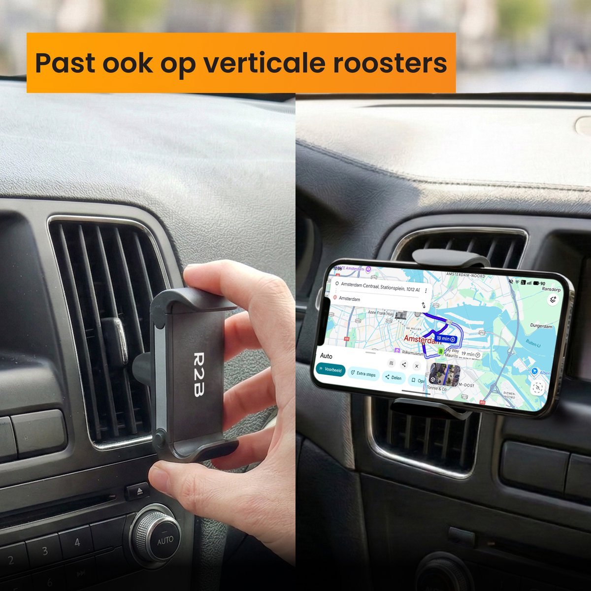 R2B Telefoonhouder Amsterdam telefoonhouder-auto