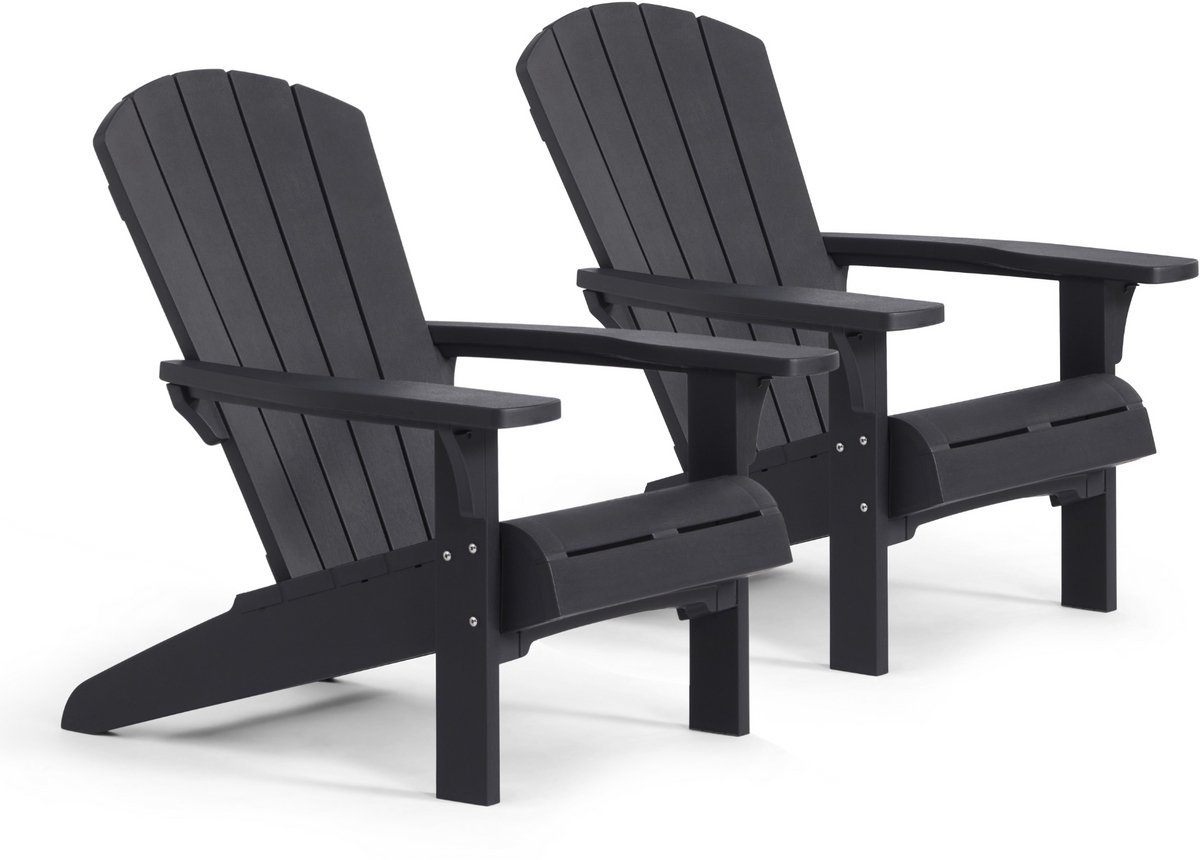 Keter Troy Adirondack (set van 2) tuinstoelen