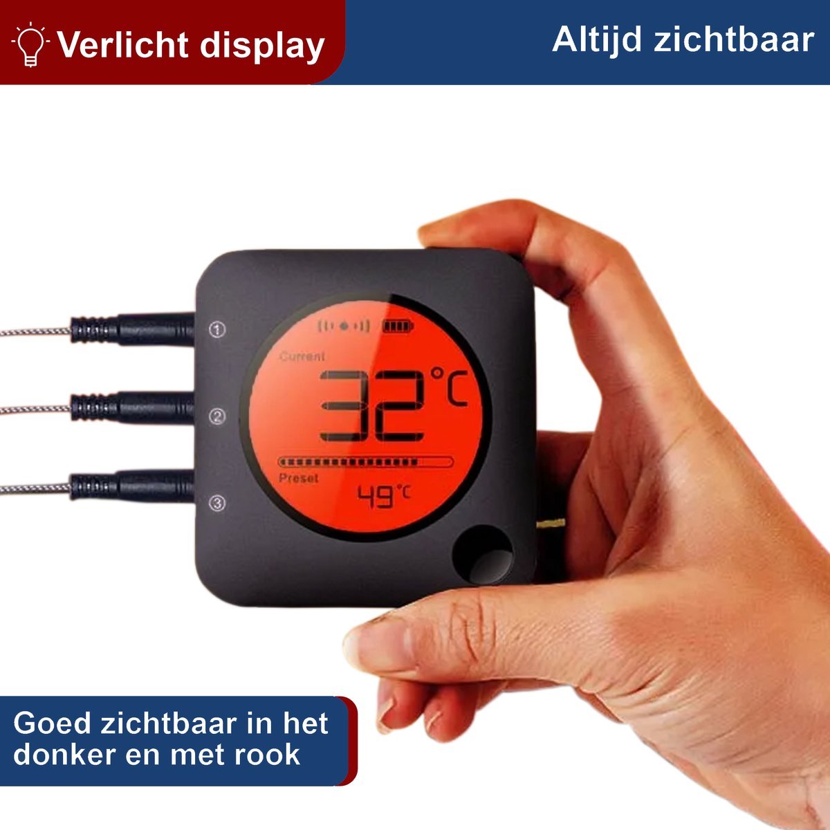 Claire BF-5 BBQ Thermometer vleesthermometer