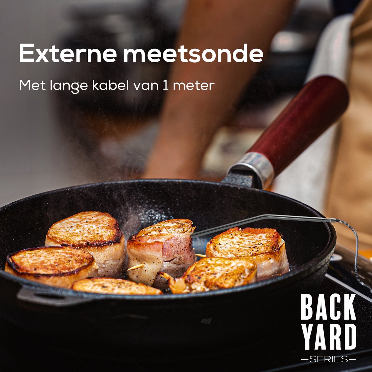 KitchenLove Vleesthermometer Rood