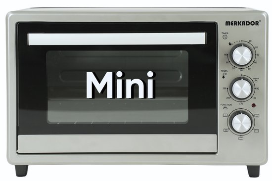 Merkador Mini Vrijstaande Oven 25L vrijstaande-oven