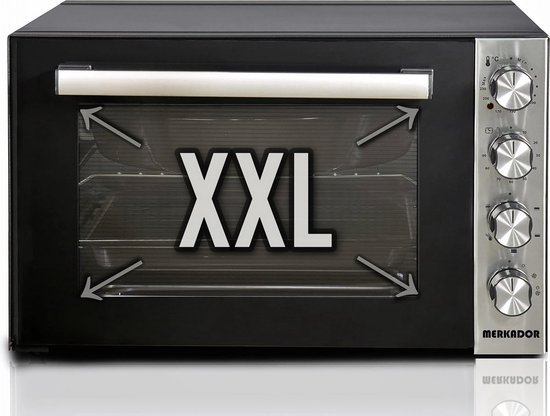 Merkador XXL Vrijstaande Oven 70L vrijstaande-oven