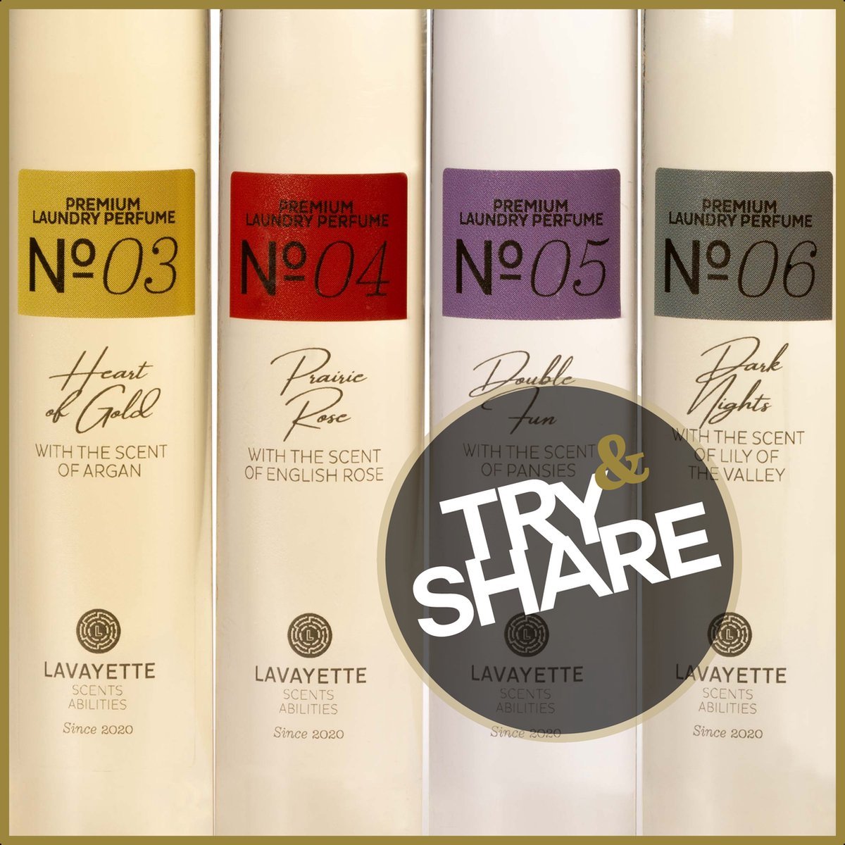Lavayette Wasparfum Proefpakket 9x25ml
