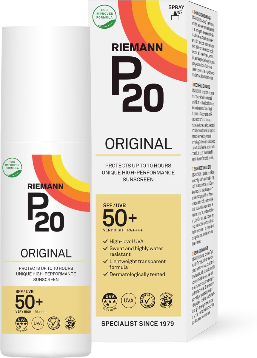 P20 Original SPF50+ Spray zonnebrand