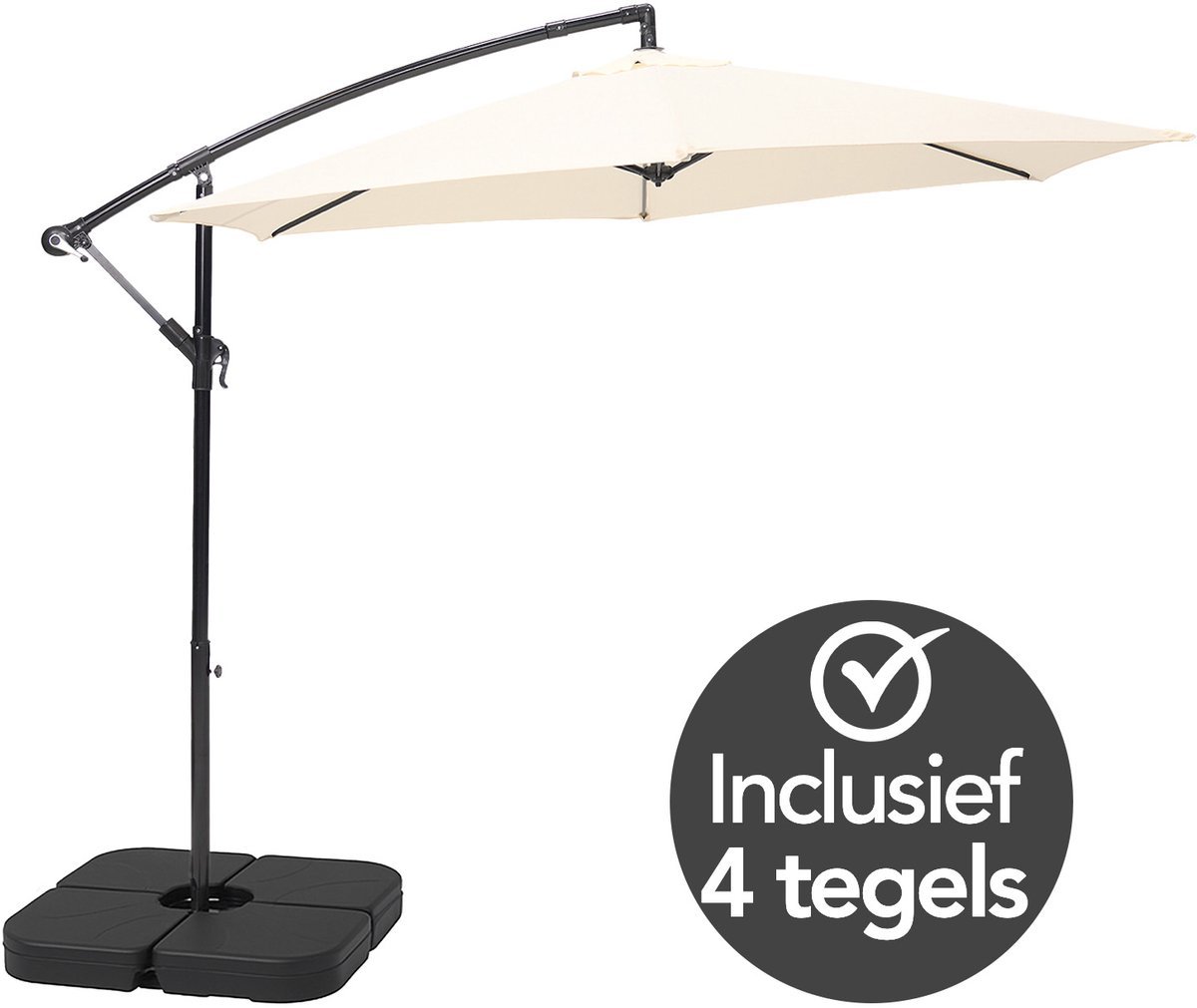 Brixy Zweefparasol Complete Set