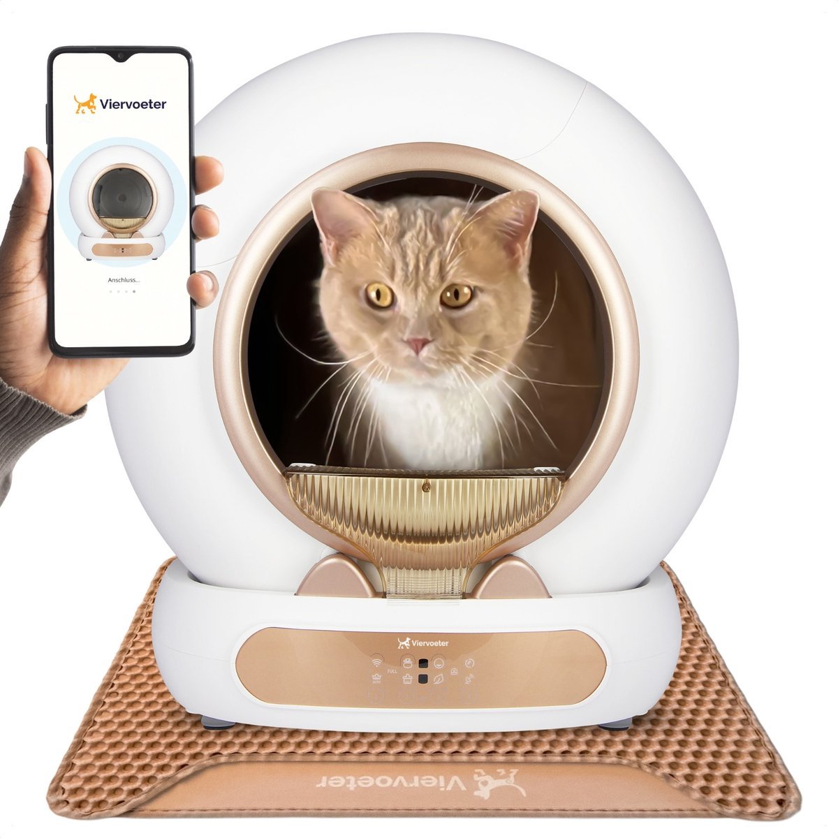 Viervoeter Automatische Kattenbak