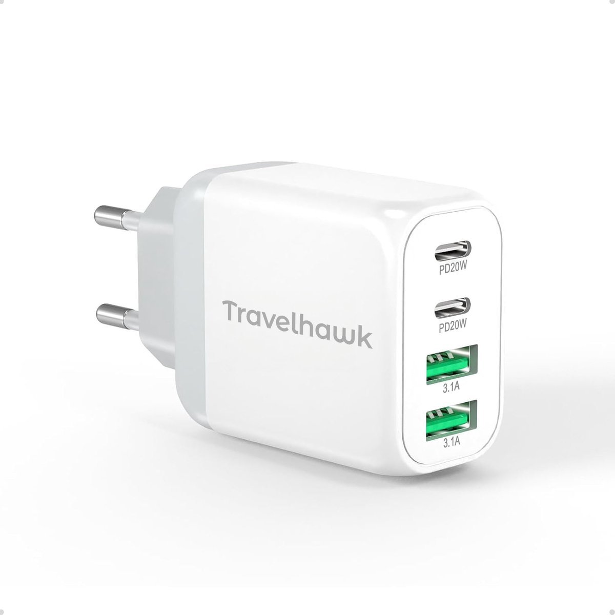 TravelHawk Multi-USB Snellader